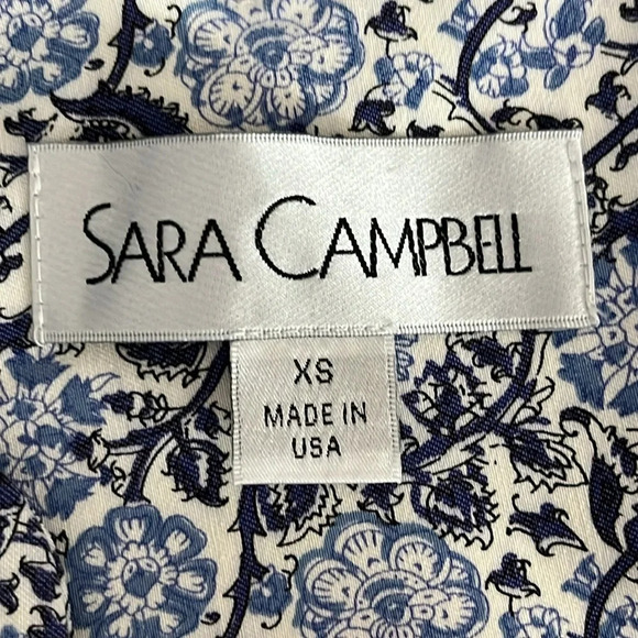 Sara Campbell Emmy Dress in Floral Vines - NWOT - Size XS - Picture 5 of 7